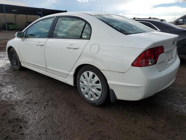 1HGFA15546L082485 - 2006 HONDA CIVIC LX WHITE photo 2