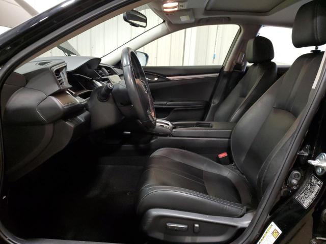 JHMFC1F72JX043709 - 2018 HONDA CIVIC EXL შავი ფოტო 7