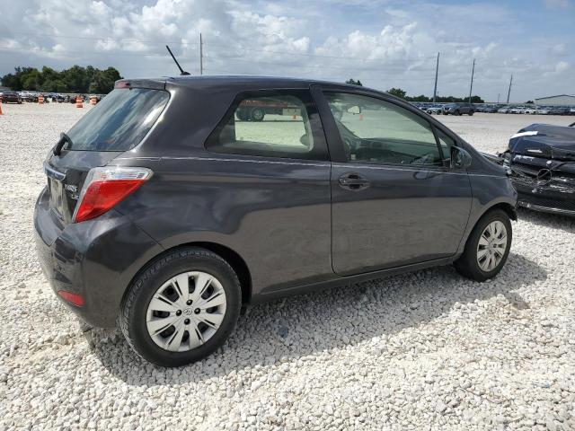 JTDJTUD31ED584674 - 2014 TOYOTA YARIS GRAY photo 3