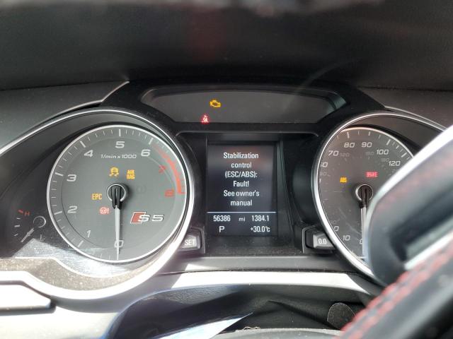 WAUCGAFR0EA020672 - 2014 AUDI S5 PREMIUM PLUS ვერცხლისფერი ფოტო 9