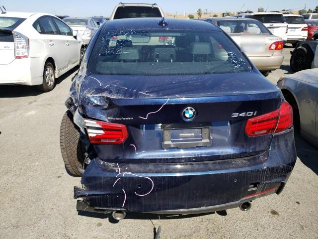 WBA8B3G5XJNV00751 - 2018 BMW 340 I BLUE photo 6