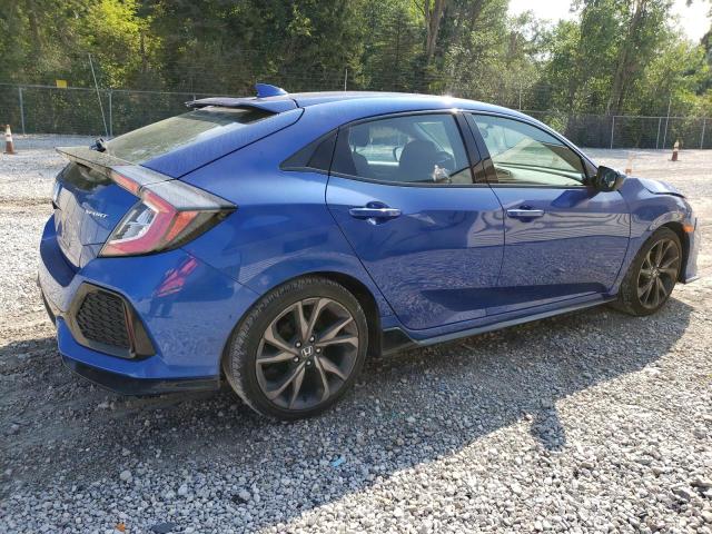 SHHFK7H45JU237735 - 2018 HONDA CIVIC SPORT 蓝色 照片 3
