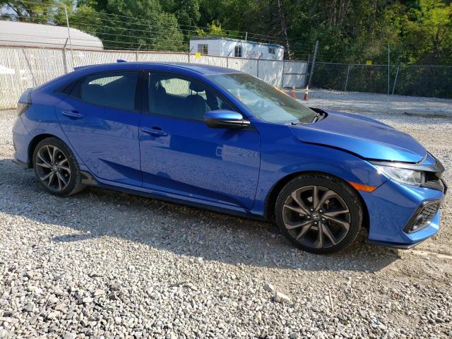 SHHFK7H45JU237735 - 2018 HONDA CIVIC SPORT 蓝色 照片 4