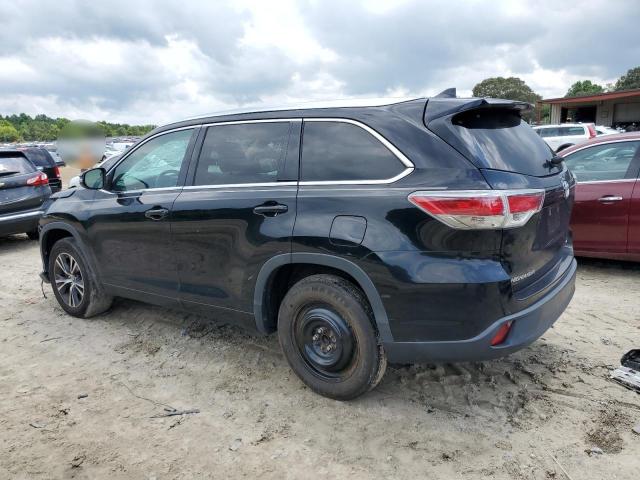 5TDKKRFH4GS149698 - 2016 TOYOTA HIGHLANDER XLE 黑色 照片 2