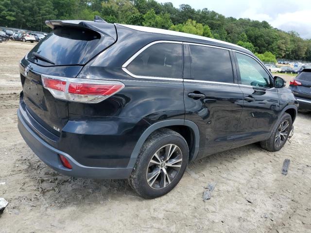 5TDKKRFH4GS149698 - 2016 TOYOTA HIGHLANDER XLE 黑色 照片 3