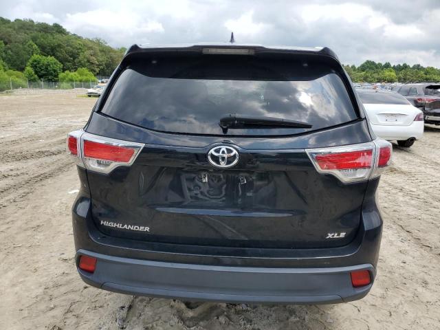 5TDKKRFH4GS149698 - 2016 TOYOTA HIGHLANDER XLE 黑色 照片 6