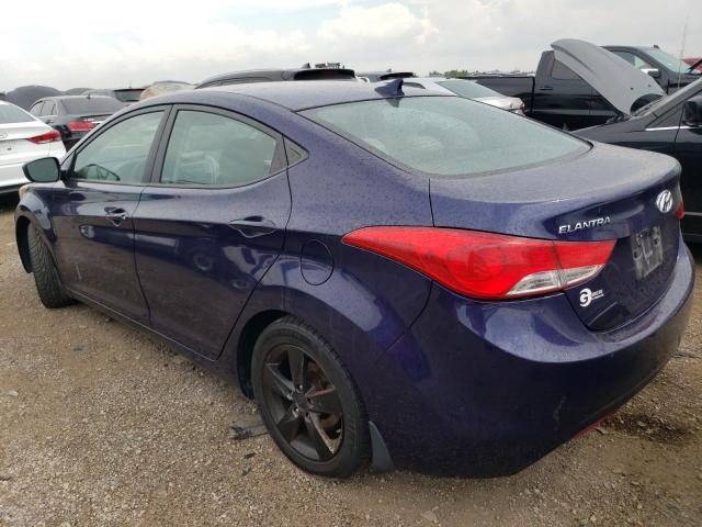 5NPDH4AEXDH416495 - 2013 HYUNDAI ELANTRA GLS BLUE photo 2