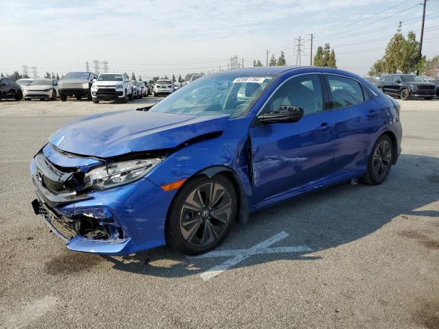 SHHFK7H71JU407535 - 2018 HONDA CIVIC EXL ლურჯი ფოტო 1