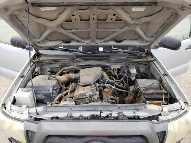 5TETX22N75Z049054 - 2005 TOYOTA TACOMA ACCESS CAB ვერცხლისფერი ფოტო 11