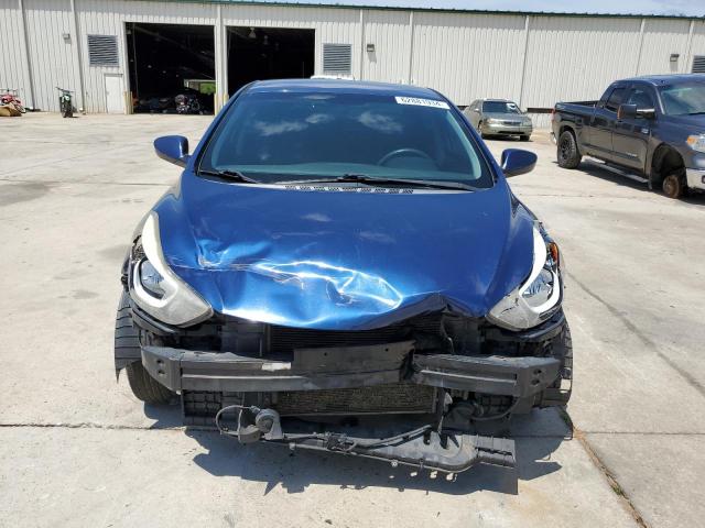 5NPDH4AE8FH588348 - 2015 HYUNDAI ELANTRA SE BLUE photo 5