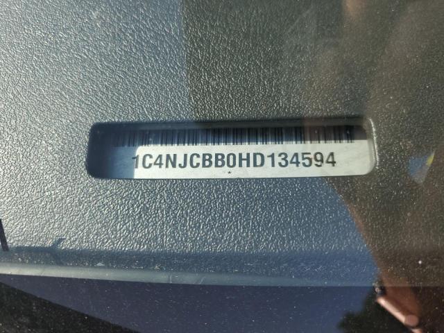 1C4NJCBB0HD134594 - 2017 JEEP COMPASS SPORT 银色 照片 13