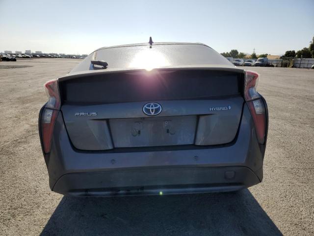 JTDKBRFU2H3558265 - 2017 TOYOTA PRIUS CHARCOAL photo 6