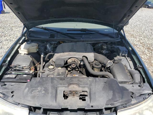 1LNHM81W21Y737739 - 2001 LINCOLN TOWN CAR EXECUTIVE Կանաչ լուսանկար 11