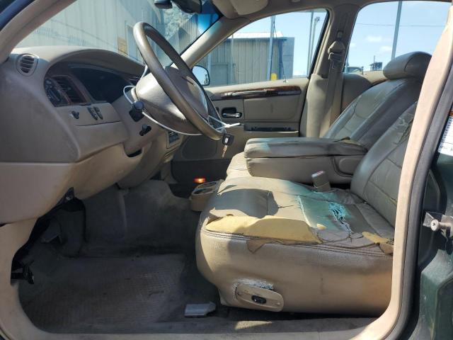 1LNHM81W21Y737739 - 2001 LINCOLN TOWN CAR EXECUTIVE Կանաչ լուսանկար 7