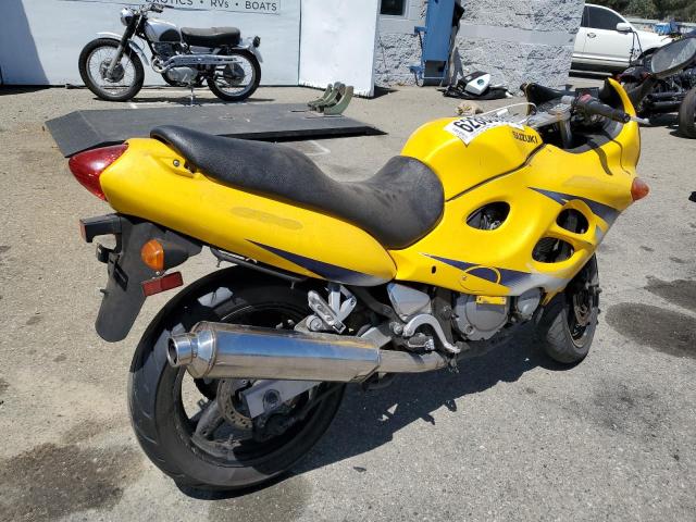 JS1GN79A122102400 - 2002 SUZUKI GSX600 F YELLOW photo 4