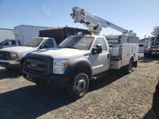 1FDUF4HY5CEC36308 - 2012 FORD F450 SUPER DUTY WHITE photo 1