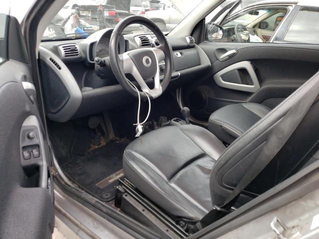 WMEEJ31X38K164733 - 2008 SMART FORTWO PURE GRAY photo 8