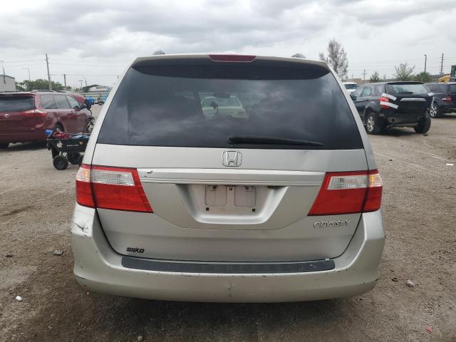 5FNRL38795B130613 - 2005 HONDA ODYSSEY EXL GRAY photo 6