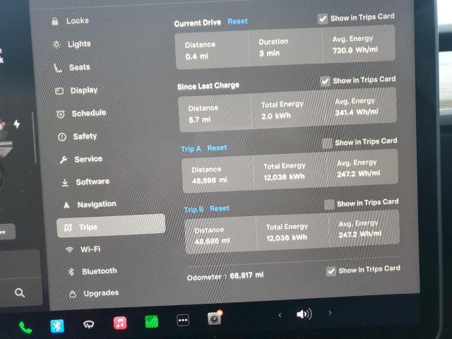 5YJ3E1EB0NF308390 - 2022 TESLA MODEL 3 灰色 照片 9