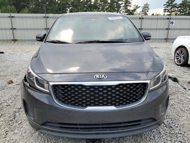 KNDMB5C12H6301116 - 2017 KIA SEDONA LX GRAY photo 5