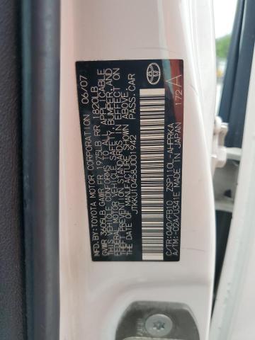 JTKKU10458J001942 - 2008 TOYOTA SCION XD თეთრი ფოტო 12