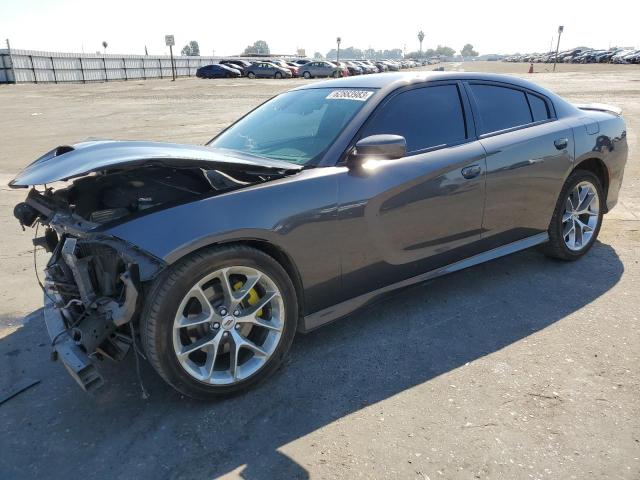 2C3CDXHG6NH115124 - 2022 DODGE CHARGER GT GRAY photo 1