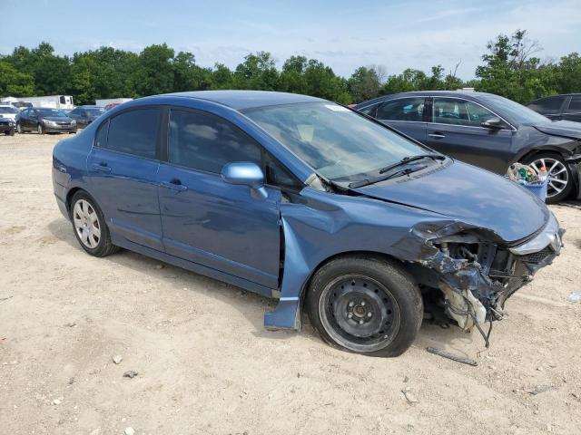 19XFA1F5XBE000811 - 2011 HONDA CIVIC LX BLUE photo 4