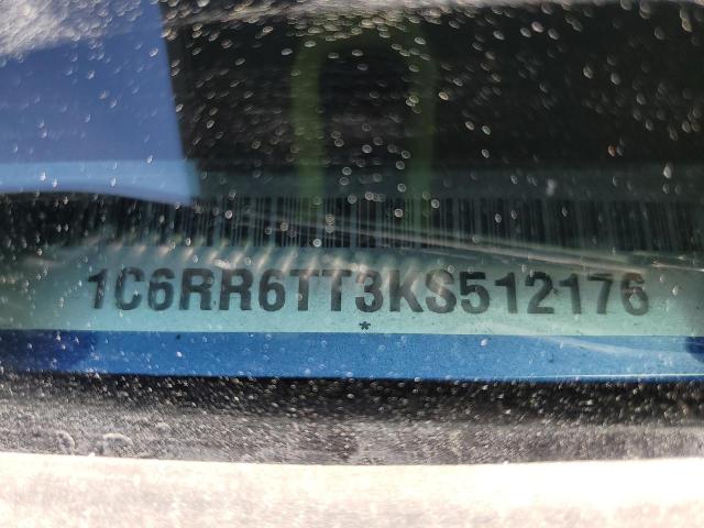 1C6RR6TT3KS512176 - 2019 RAM 1500 CLASS SLT ლურჯი ფოტო 12