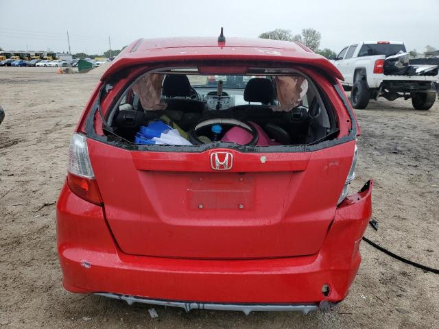 JHMGE8H57BC026688 - 2011 HONDA FIT SPORT RED photo 6