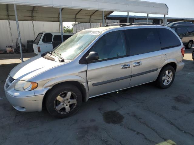 1D4GP45RX7B147405 - 2007 DODGE CARAVAN SXT SILVER photo 1