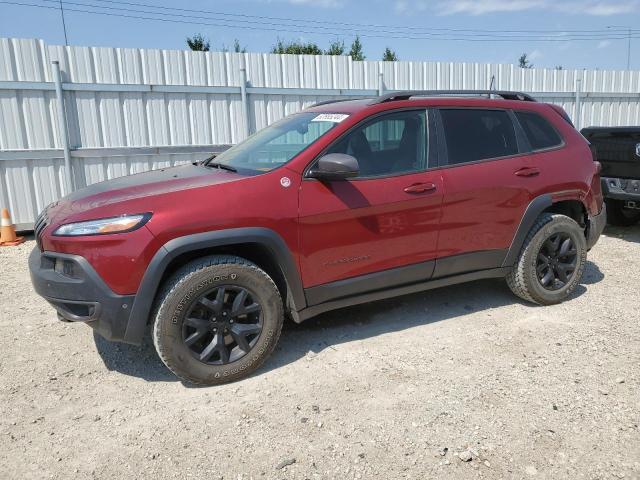 1C4PJMBS8GW172463 - 2016 JEEP CHEROKEE TRAILHAWK BURGUNDY photo 1