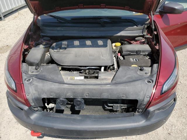 1C4PJMBS8GW172463 - 2016 JEEP CHEROKEE TRAILHAWK BURGUNDY photo 12