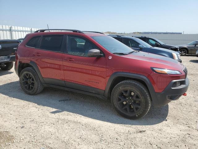 1C4PJMBS8GW172463 - 2016 JEEP CHEROKEE TRAILHAWK BURGUNDY photo 4