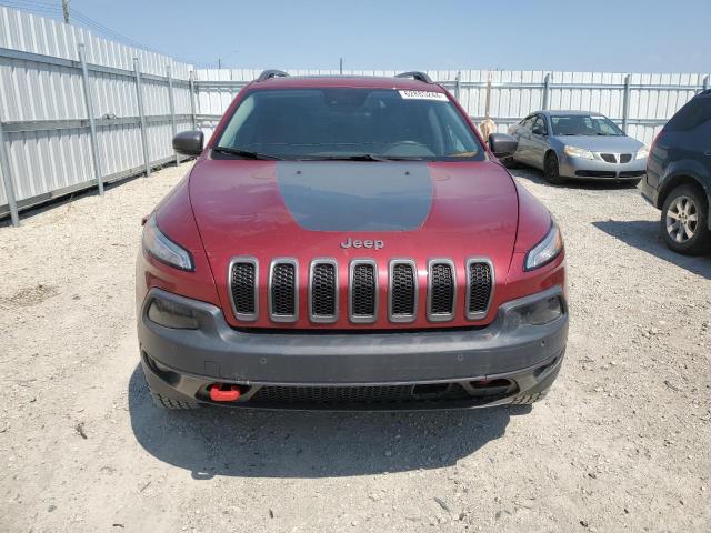 1C4PJMBS8GW172463 - 2016 JEEP CHEROKEE TRAILHAWK BURGUNDY photo 5