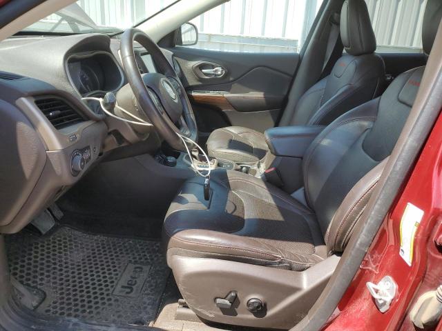1C4PJMBS8GW172463 - 2016 JEEP CHEROKEE TRAILHAWK BURGUNDY photo 7