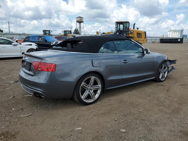 WAUCGAFH9DN001083 - 2013 AUDI S5 PREMIUM PLUS GRAY photo 3