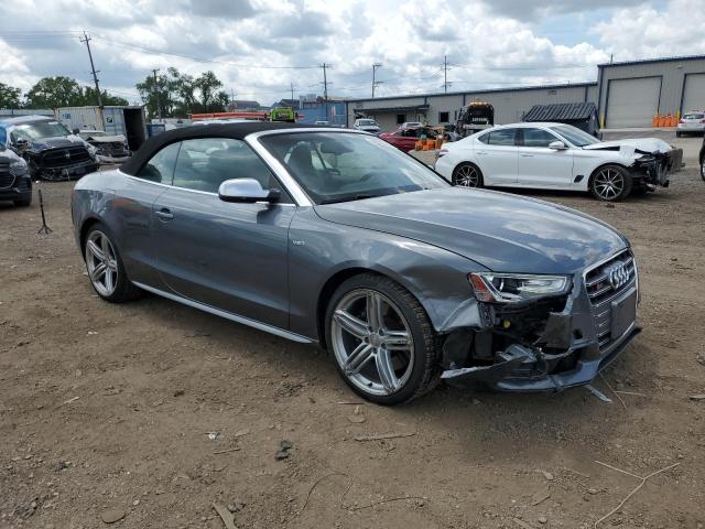WAUCGAFH9DN001083 - 2013 AUDI S5 PREMIUM PLUS GRAY photo 4