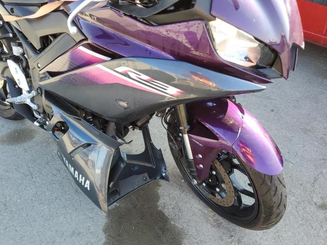 MH3RH18Y1PK010438 - 2023 YAMAHA YZFR3 A PURPLE photo 9