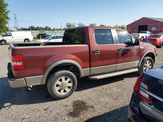 1FTPW14545KE42588 - 2005 FORD F150 SUPERCREW BURGUNDY photo 3