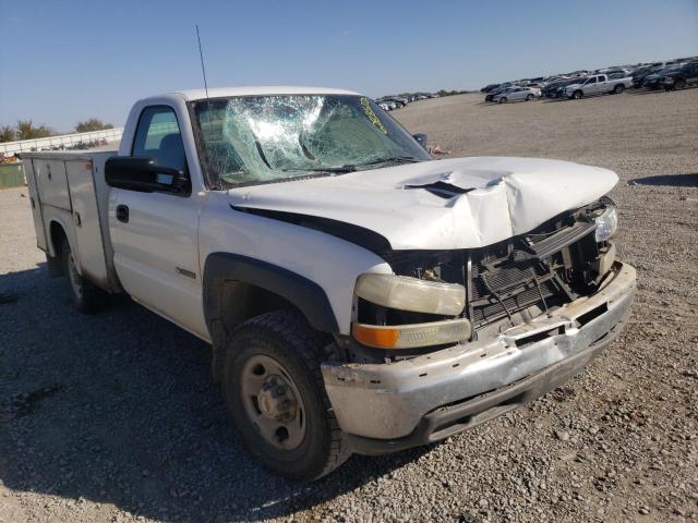 1GBGC24U81Z223211 - 2001 CHEVROLET SILVERADO C2500 WHITE photo 1