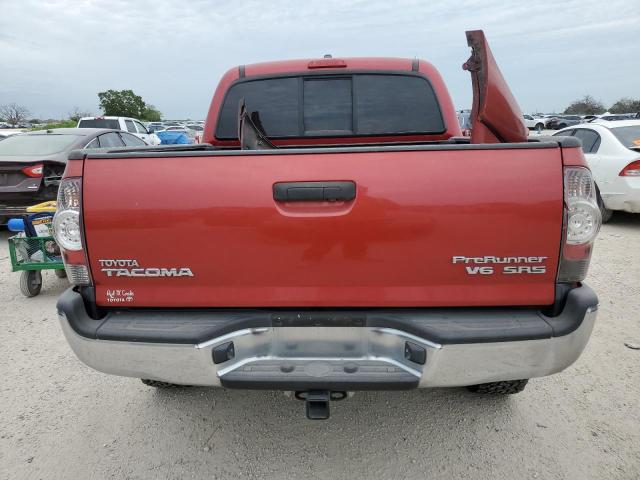 5TFJU4GN3BX003101 - 2011 TOYOTA TACOMA DOUBLE CAB PRERUNNER RED photo 6