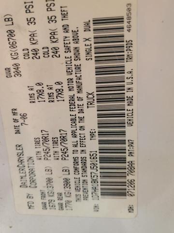 1D7HA18K57J501651 - 2007 DODGE RAM 1500 ST WHITE photo 12
