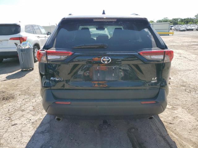 2T3F1RFV8MC181432 - 2021 TOYOTA RAV4 LE BLACK photo 6