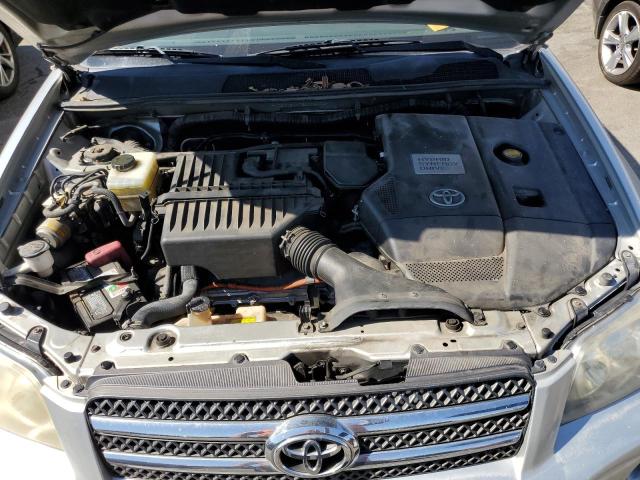 JTEDW21A760016008 - 2006 TOYOTA HIGHLANDER HYBRID SILVER photo 12