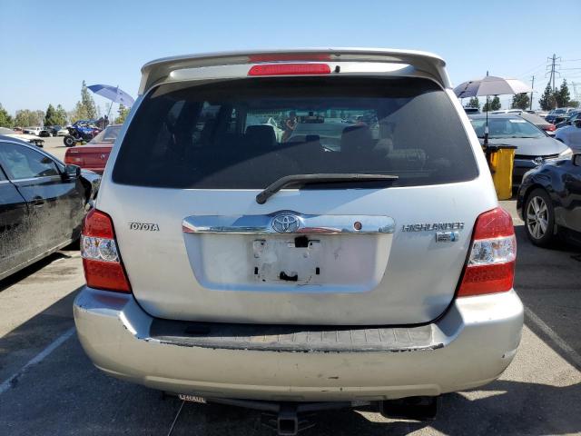 JTEDW21A760016008 - 2006 TOYOTA HIGHLANDER HYBRID SILVER photo 6