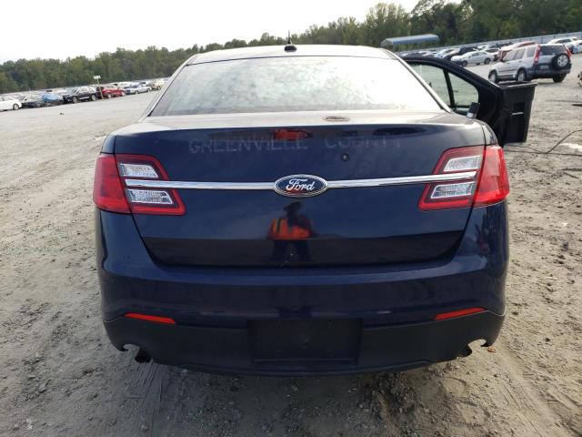 1FAHP2L80DG184788 - 2013 FORD TAURUS POLICE INTERCEPTOR BLUE photo 6