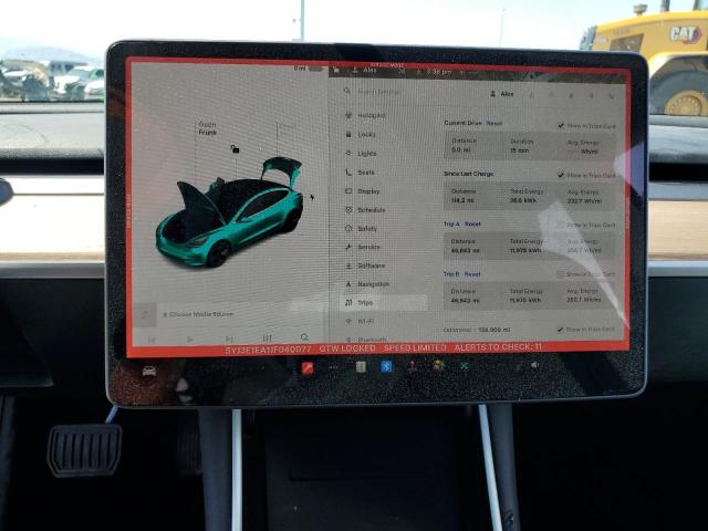 5YJ3E1EA1JF040077 - 2018 TESLA MODEL 3 თეთრი ფოტო 9