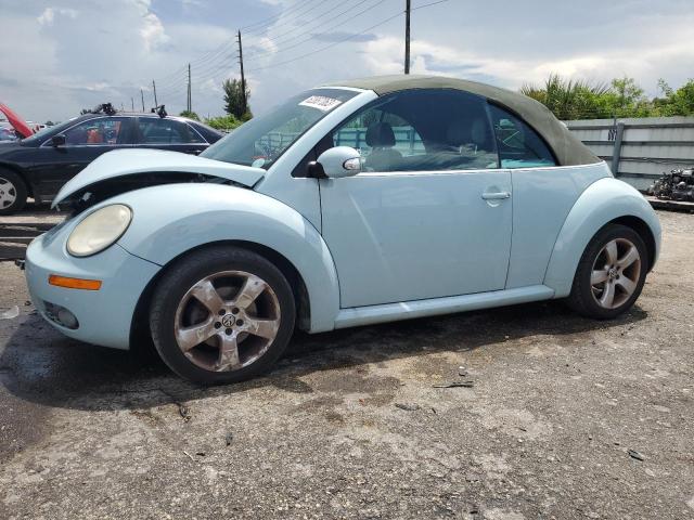3VWSF31Y96M331689 - 2006 VOLKSWAGEN NEW BEETLE CONVERTIBLE OPTION PACKAGE 2 TURQUOISE photo 1