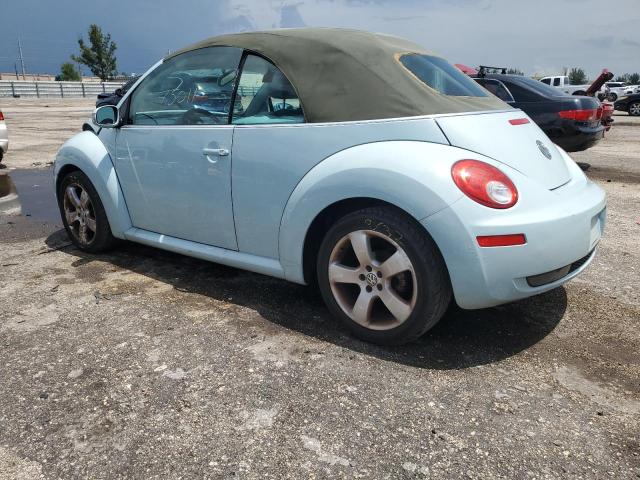 3VWSF31Y96M331689 - 2006 VOLKSWAGEN NEW BEETLE CONVERTIBLE OPTION PACKAGE 2 TURQUOISE photo 2