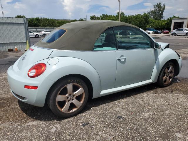 3VWSF31Y96M331689 - 2006 VOLKSWAGEN NEW BEETLE CONVERTIBLE OPTION PACKAGE 2 TURQUOISE photo 3